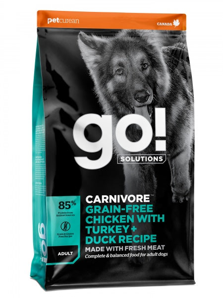 GO! Carnivore Kana, Kalkun + Part Kuivtoit Täiskasvanud Koerale 10kg