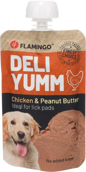 Flamingo Maius Koerale - Deli Yumm Kana ja Maapähkliga 90g
