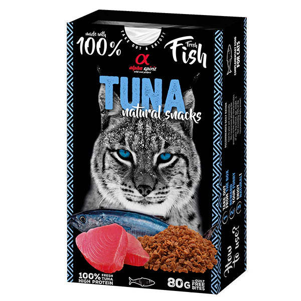 Alpha Spirit Natural Snack - Tuunikalaga Maiused Kassile 80g