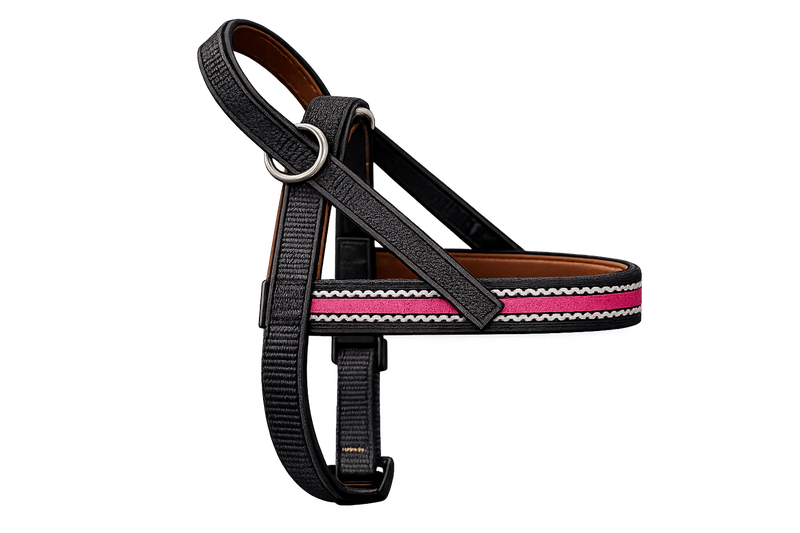 Onega Traksid Koerale Nailonist ja Nahast voodriga 65cm