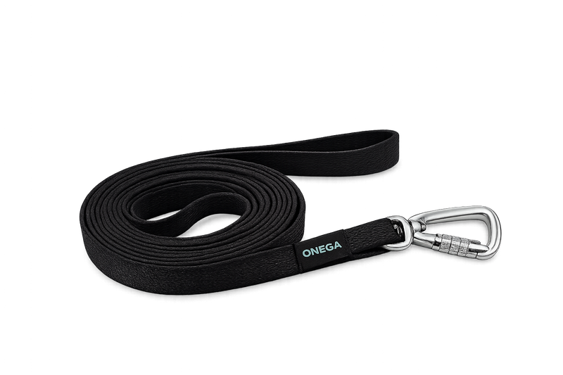 Onega Kummeeritud Jalutusrihm Koerale, Hall (Twist Lock) 20mm x 2m