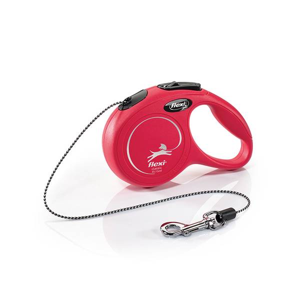 Flexi XS New Classic Punane Nöör 3m - 8kg