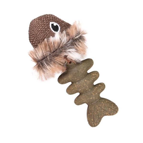 Flamingo Kassi Mänguasi Natura Delight Kalake 9cm + Catnip