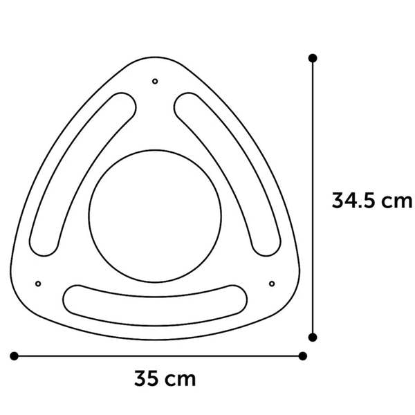 Flamingo Kraapimismänguasi, Kolmnurk 35x4,5cm – pilt 2