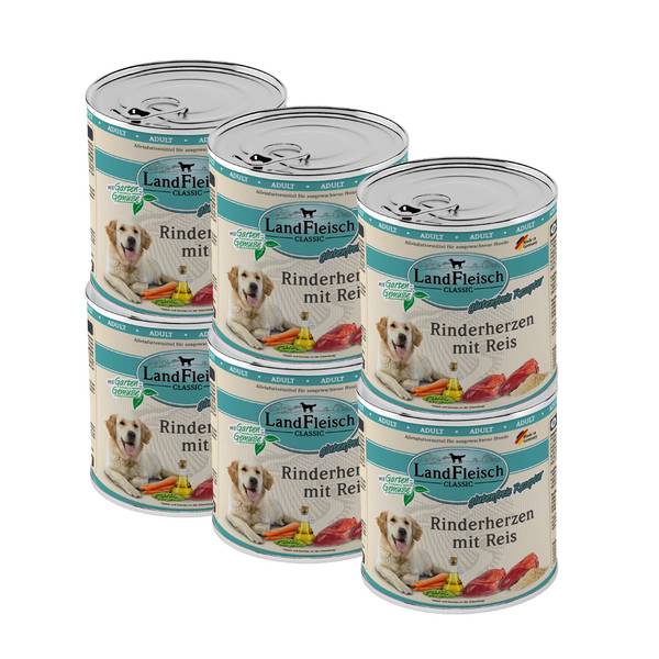 Landfleisch Classic Koerakonserv Veise südamete ja Riisiga 800g x 6tk