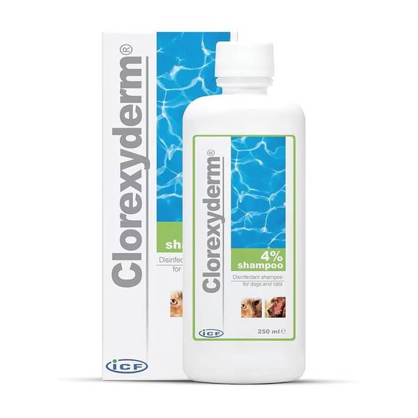 Clorexyderm Šampoon Koerale ja kassile 4% 250ml