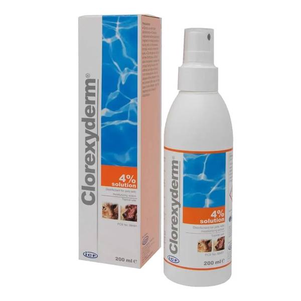 Clorexyderm 4% kloorheksidiiniga Sprei Koerale ja kassile 200ml