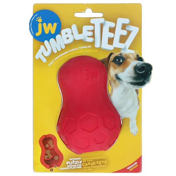 JW Mänguasi Koerale – Tumble Teez, punane L 14cm