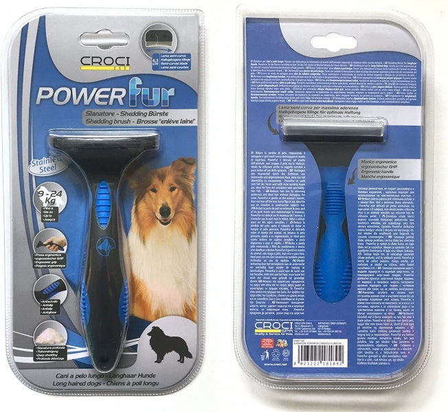 Croci PowerFur - Furminaator M, Pikakarvaline Koer 9-24kg – pilt 2