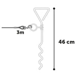 Flamingo Tross 3m ja Spiraalvai (kuni 15kg) – pilt 2