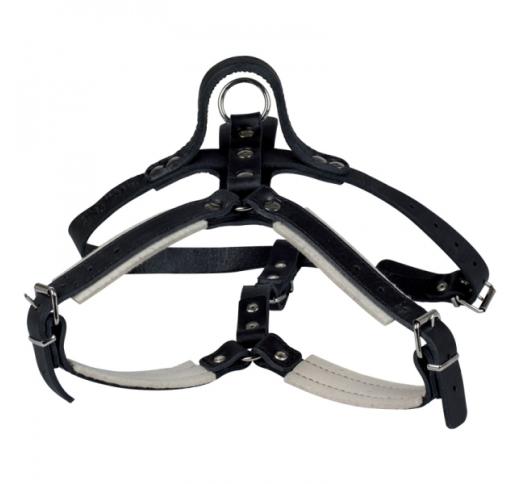 Gappay Leather Harness for Defence with Handle (males)