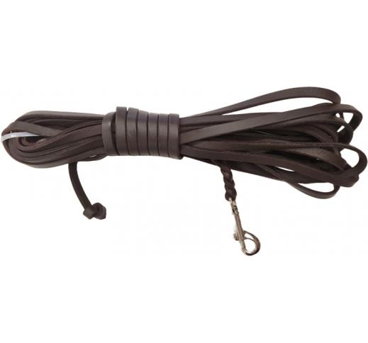 Klin Leather Tracking Leash 10mm x 10m