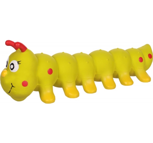 Flamingo Dog Toy - Latex Catepillar 26cm