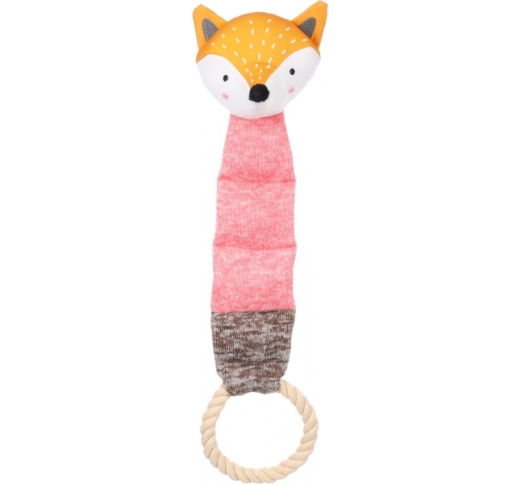 Flamingo Puppy Toy "Pink Fox" 11x11,5x45cm