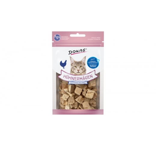 Dokas Freeze-dried chicken Stomachs for cats 12g