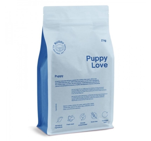 Buddy Puppy Love - Puppy food witch Salmon and Turkey 5kg