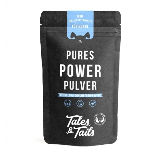 Tales & Tails Pure Power Powder MSM Pulber Koertele (Liigestele) 200g