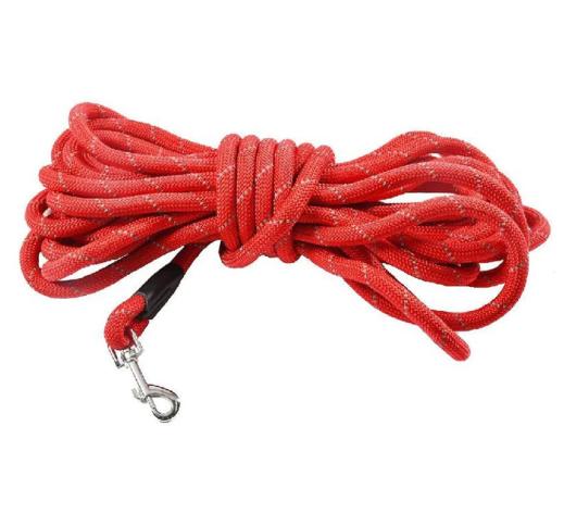 Bobby Nylon Leash Red 1,2x300cm