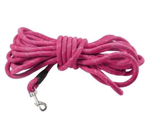 Bobby Nylon Leash Pink 1,2x500cm