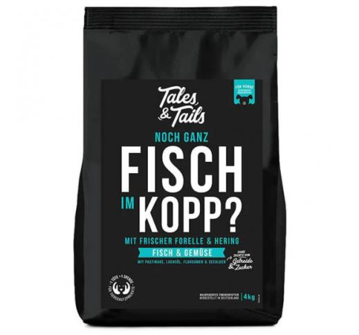 Tales & Tails Food For Adult Dogs (60% Fish) 4kg