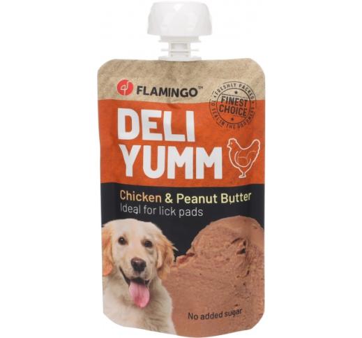 Flamingo Dog Treat - Deli Yumm Paste with Chicken & Peanut Butter 90g