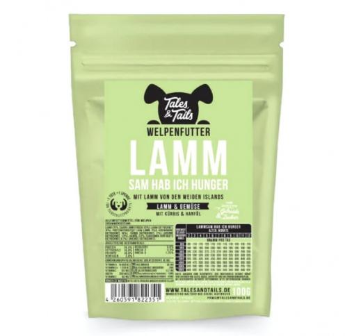 Sample Pack Tales & Tails Food For Puppies (75% Lamb) 100g