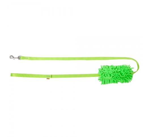 Dingo Agility Leash with Toy Green 160cm