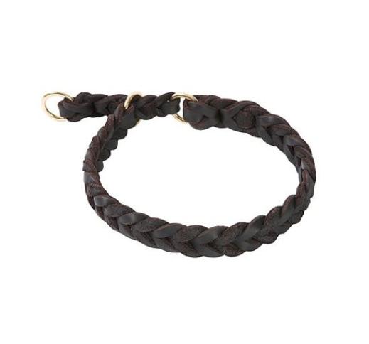 Klin Choke Leather Collar 18mm x 45-50cm